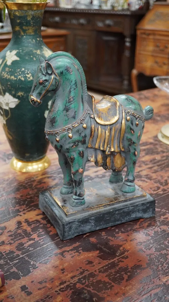Pair of Decorative Horses - Image 3