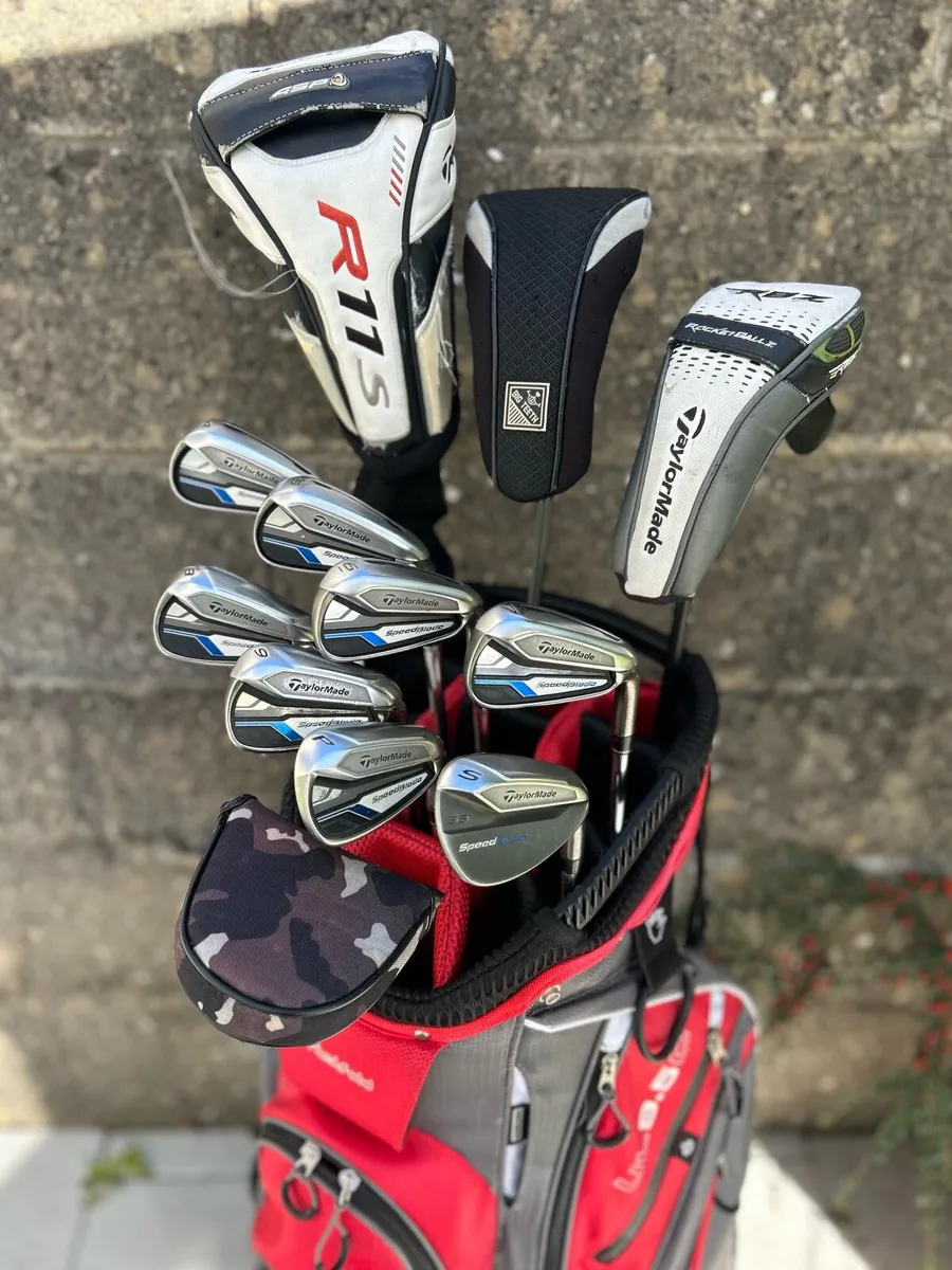 Full set of Taylormade golf clubs - Image 2