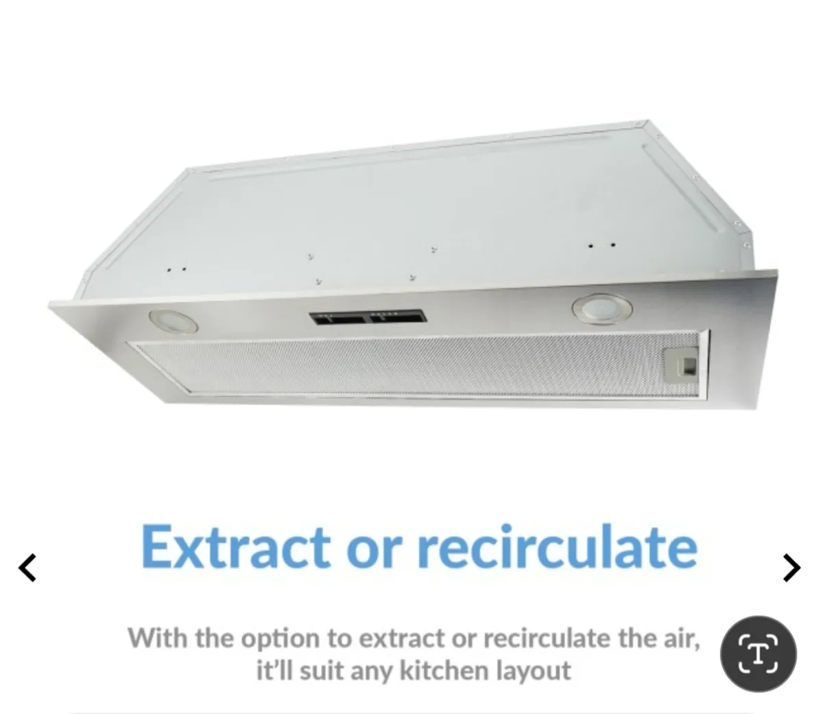 90cm Canopy Cooker Hood - Image 1