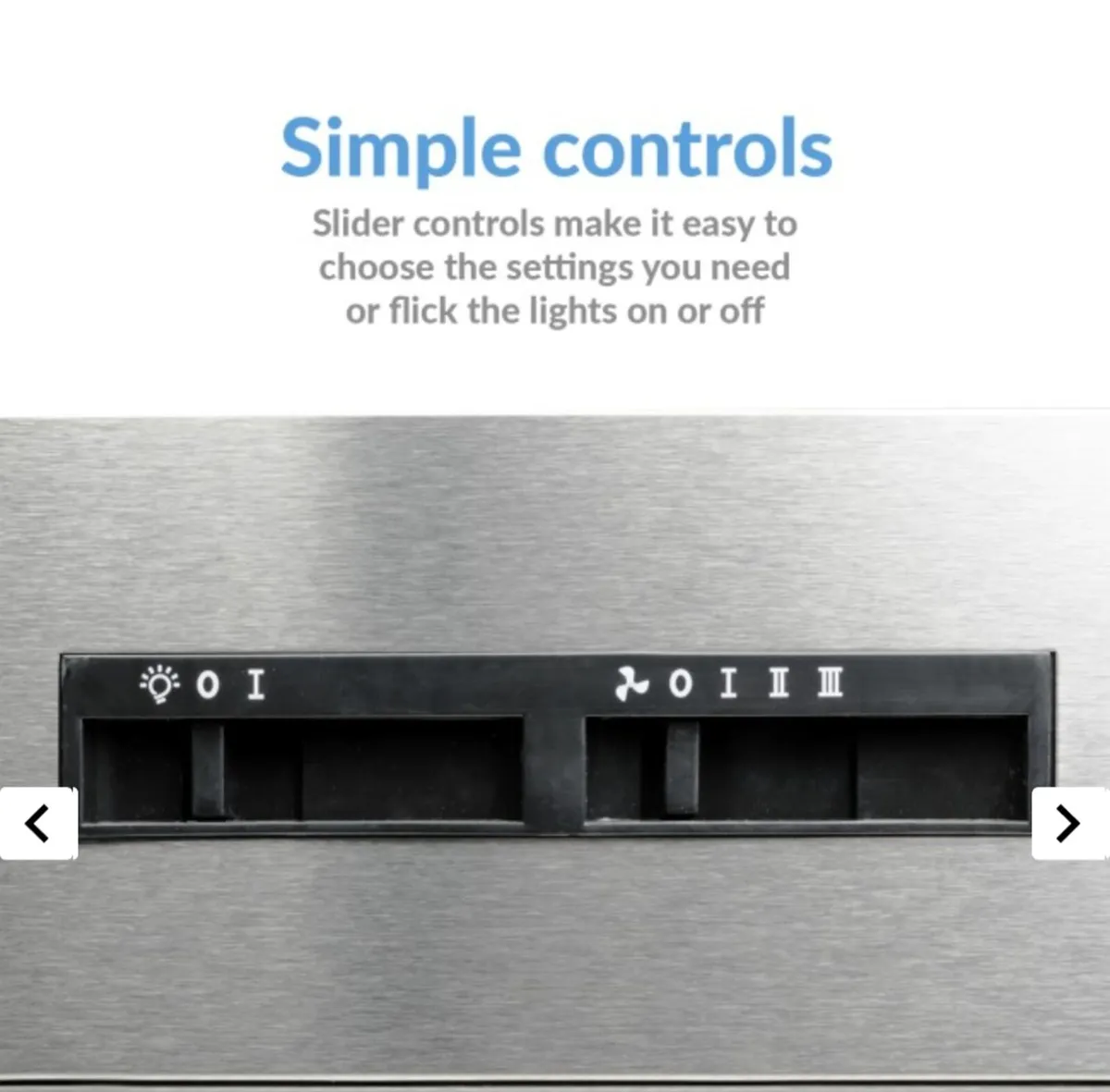 90cm Canopy Cooker Hood - Image 2