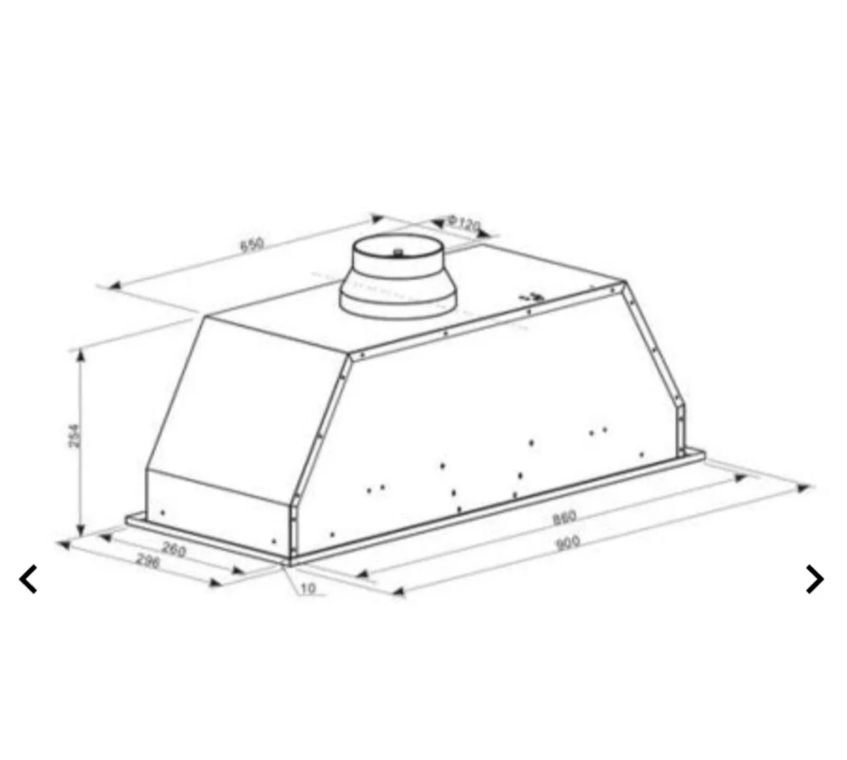 90cm Canopy Cooker Hood - Image 3