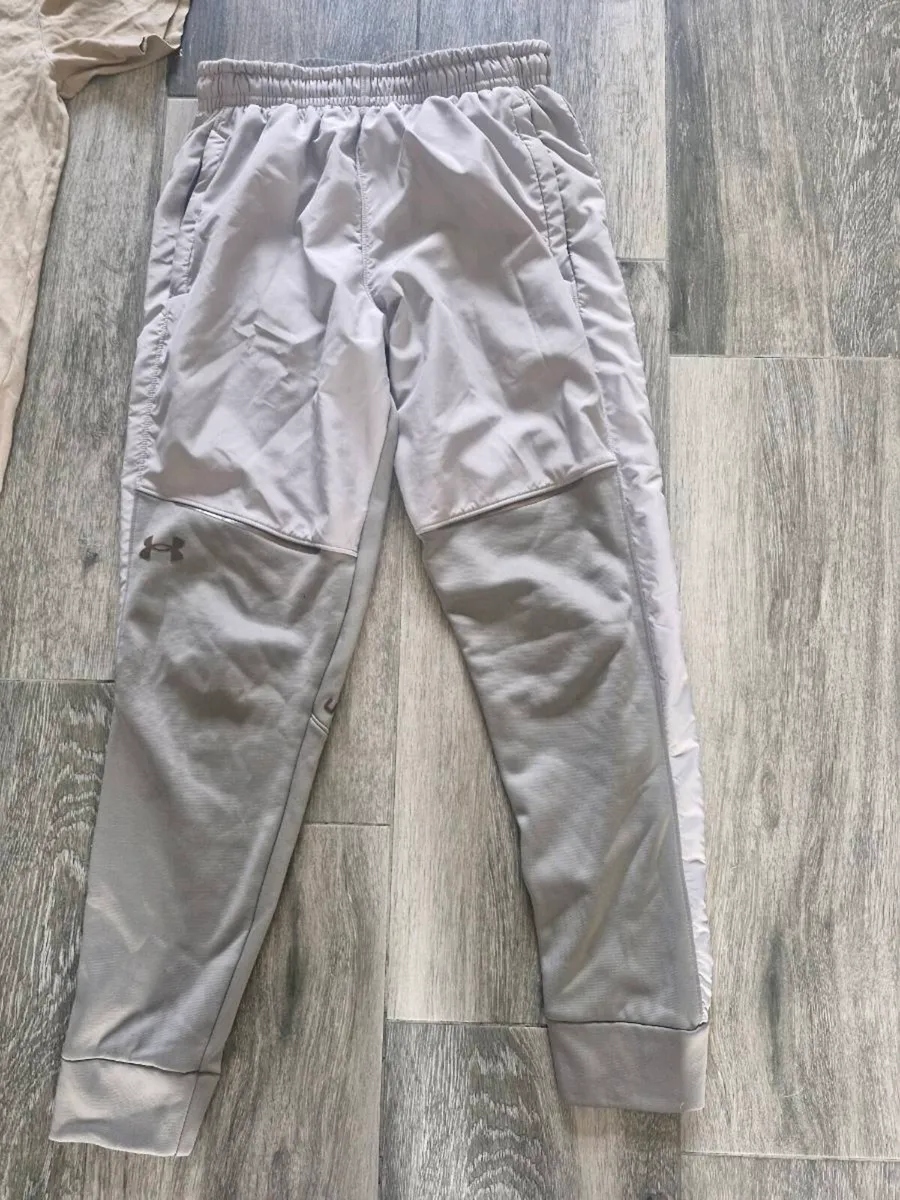 Grey Under Armour tracksuit bottom - Image 1