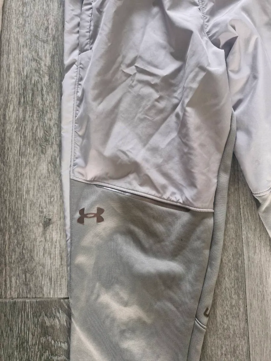 Grey Under Armour tracksuit bottom - Image 2