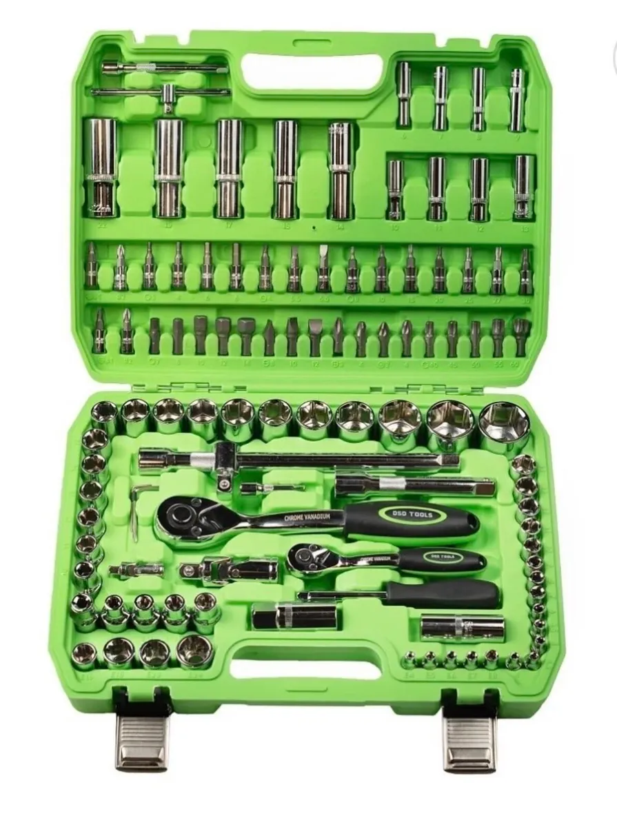 Brand New DSD 108Pc 1/4” & 1/2” Socket Set - Image 2