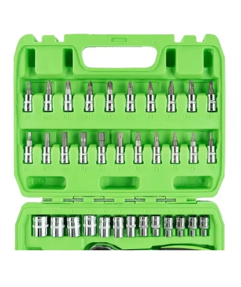 Brand New DSD 46Pc 1/4” Socket Set - Image 4