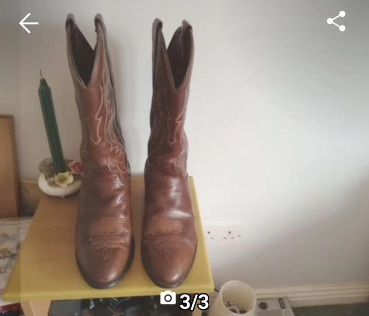 Leather Cowboy boots - Image 2