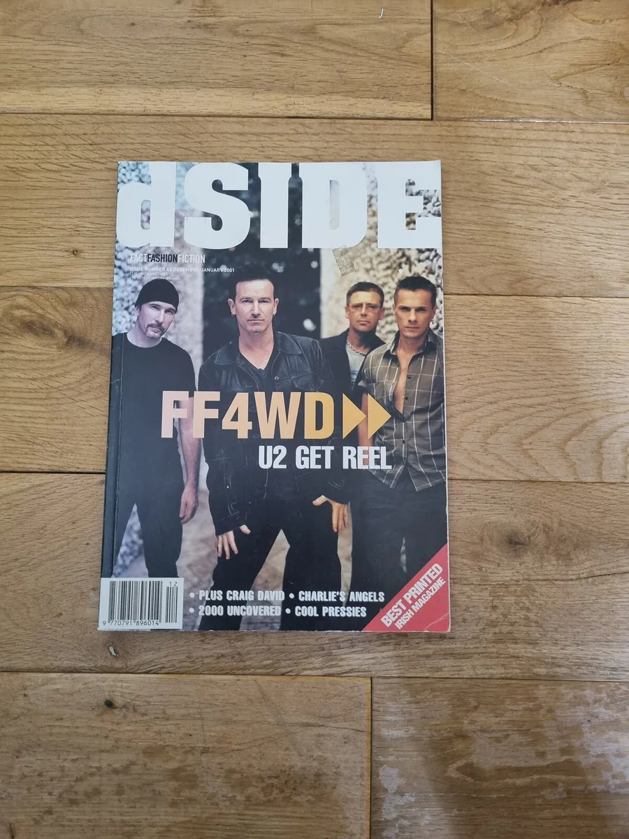 Vintage dSide Magazine 2001 U2 COVER