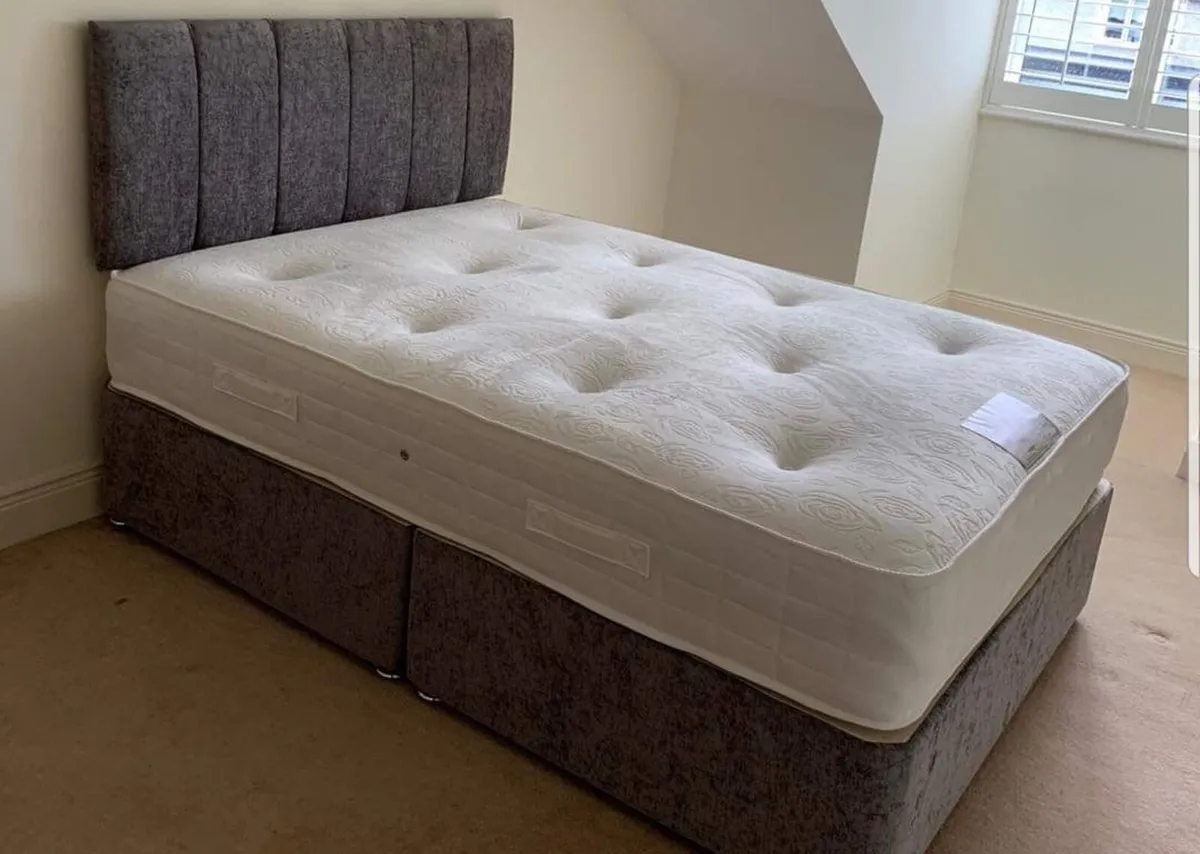 All new split divan base beds - Image 1