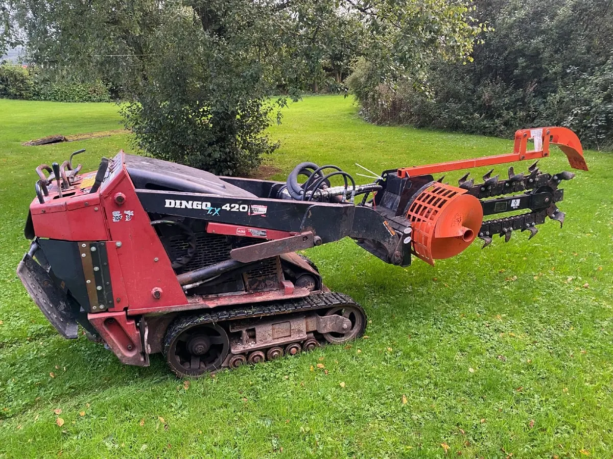 Skid steer and Trencher - Image 2