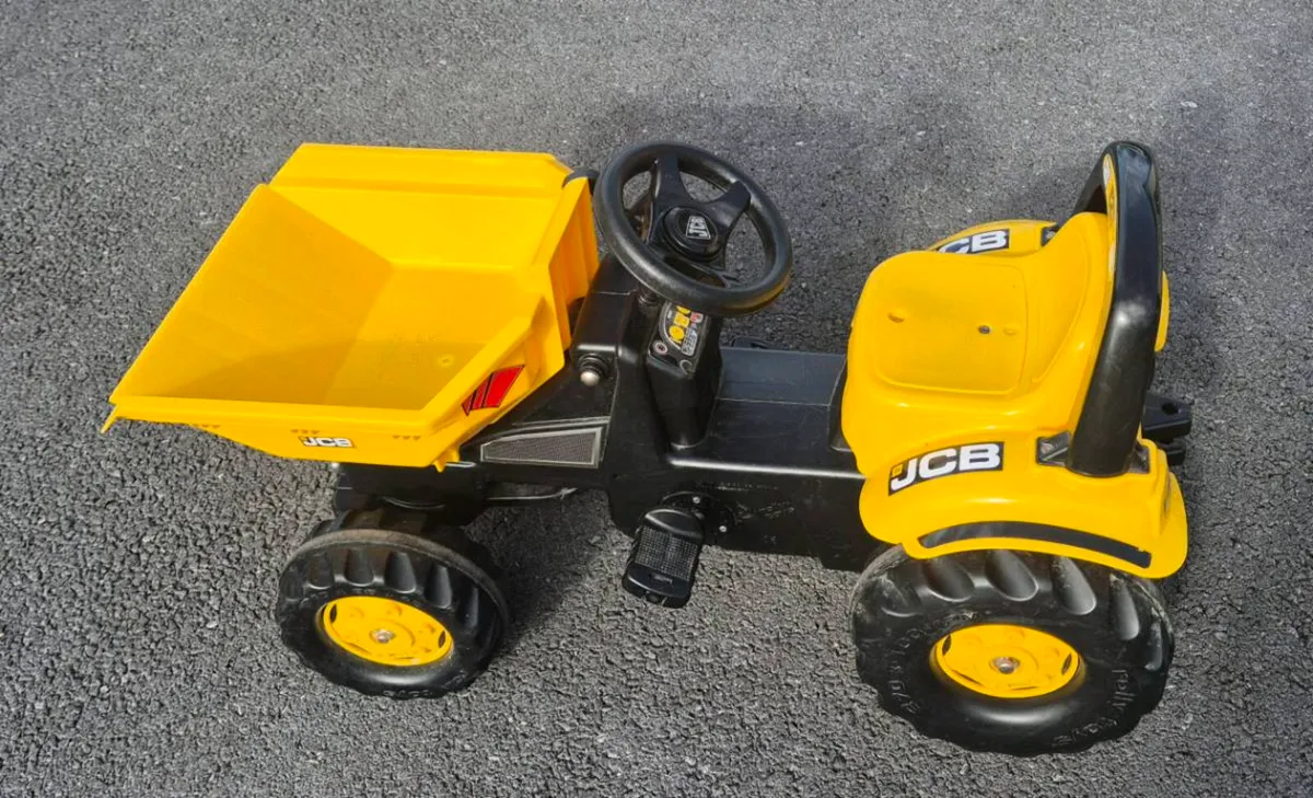 Toy JCB Ride-on Dumper - Image 1
