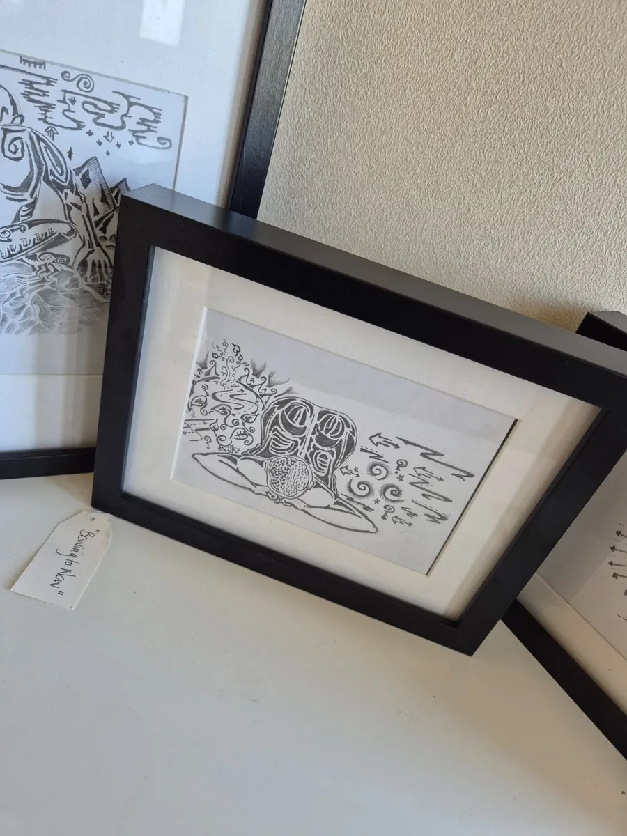 3 Original Paintings - pen and ink illustrations - Image 3