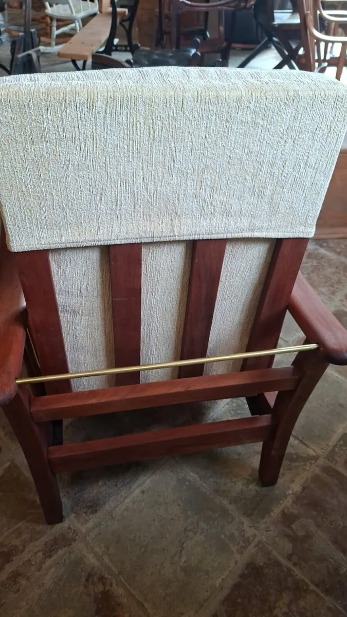 Early 1900s morris style reclining chair - Image 4