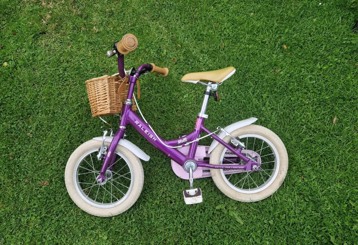 Kids Raleigh Bike (14" Wheel), aged 3-6 years - Image 1