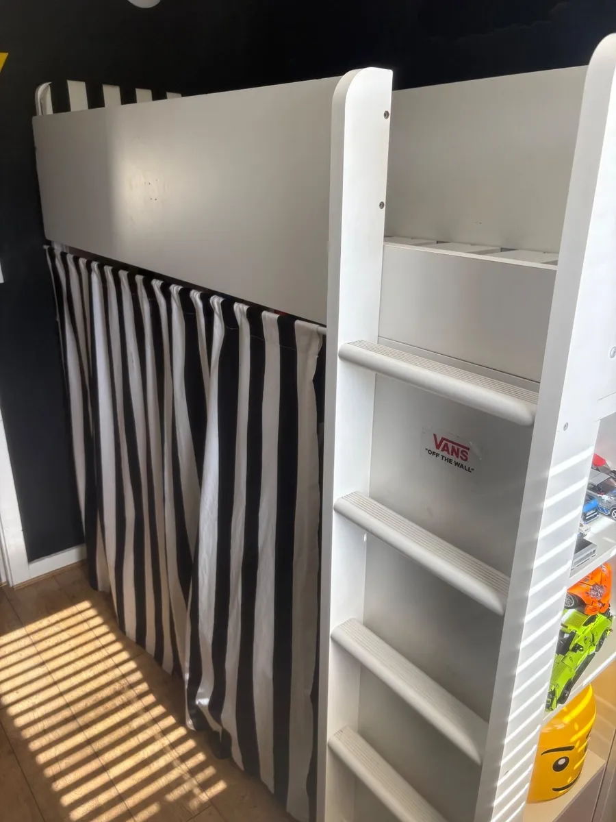 IKEA high sleeper Bed with storage - Image 1