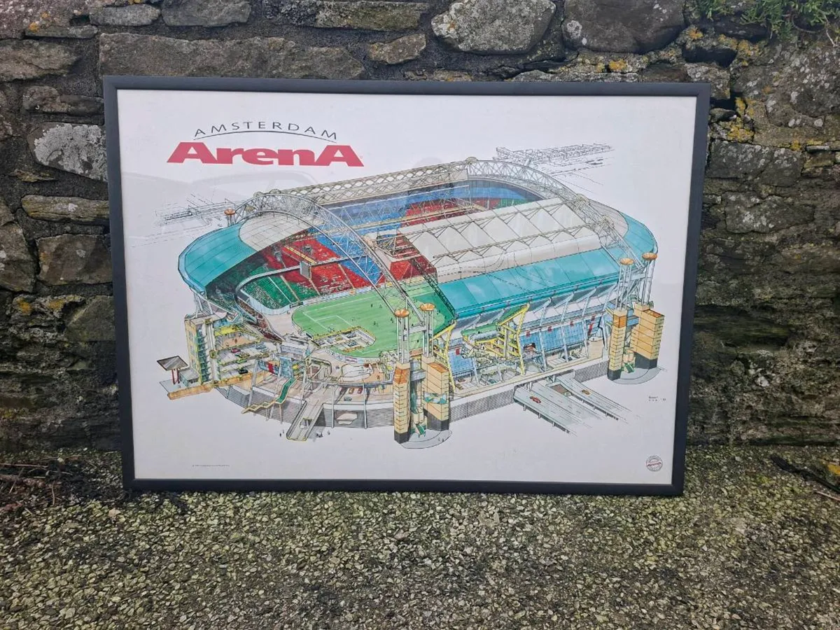 Vintage Football framed Memorabilia - Image 2
