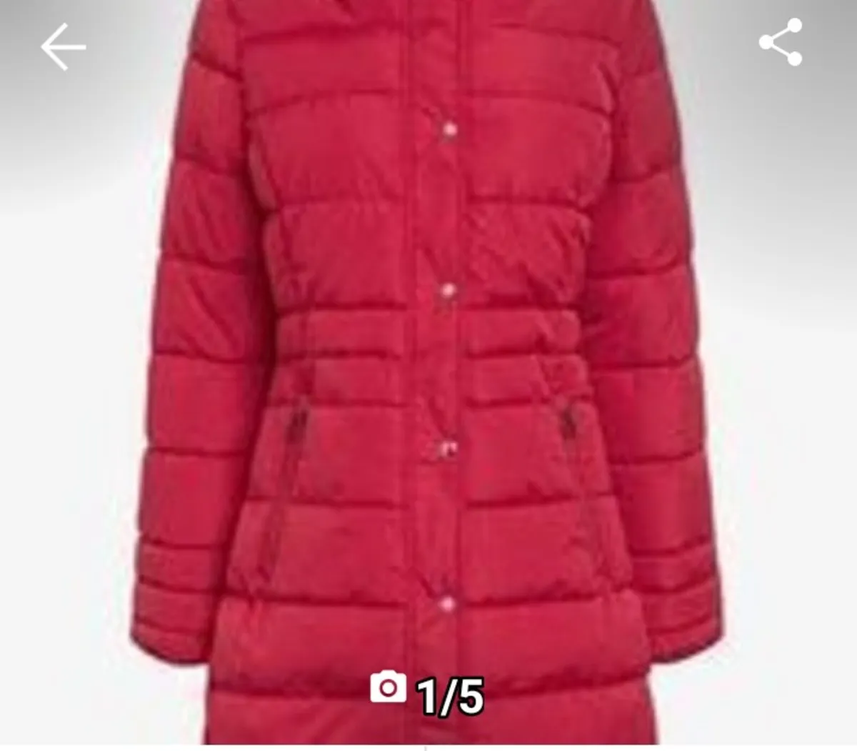 Winter Padded long coat/FREE POSTAGE - Image 1