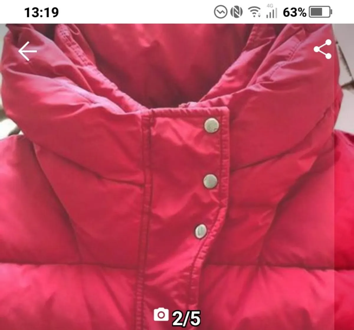 Winter Padded long coat/FREE POSTAGE - Image 4