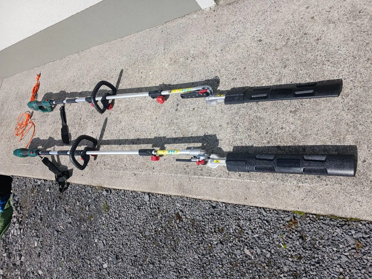 Parkside electric extendable hedge trimmers x2 - Image 2