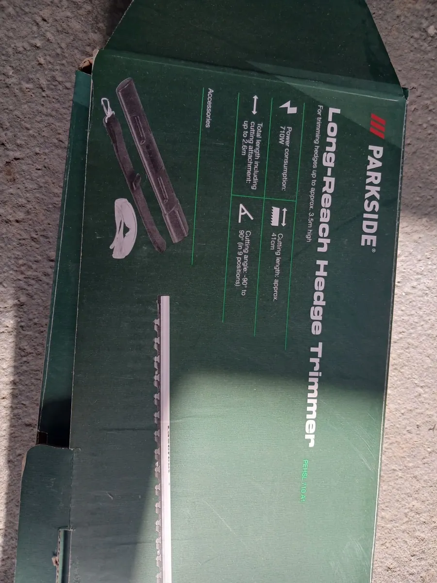 Parkside electric extendable hedge trimmers x2 - Image 4