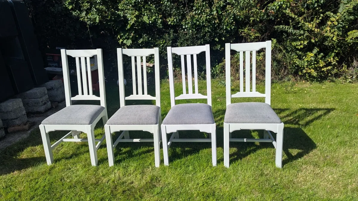 4 x kitchen chairs - Image 1