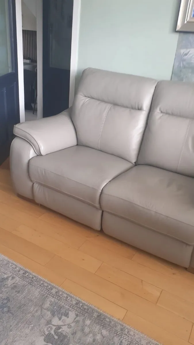 Leather Recliner Couch - Image 3