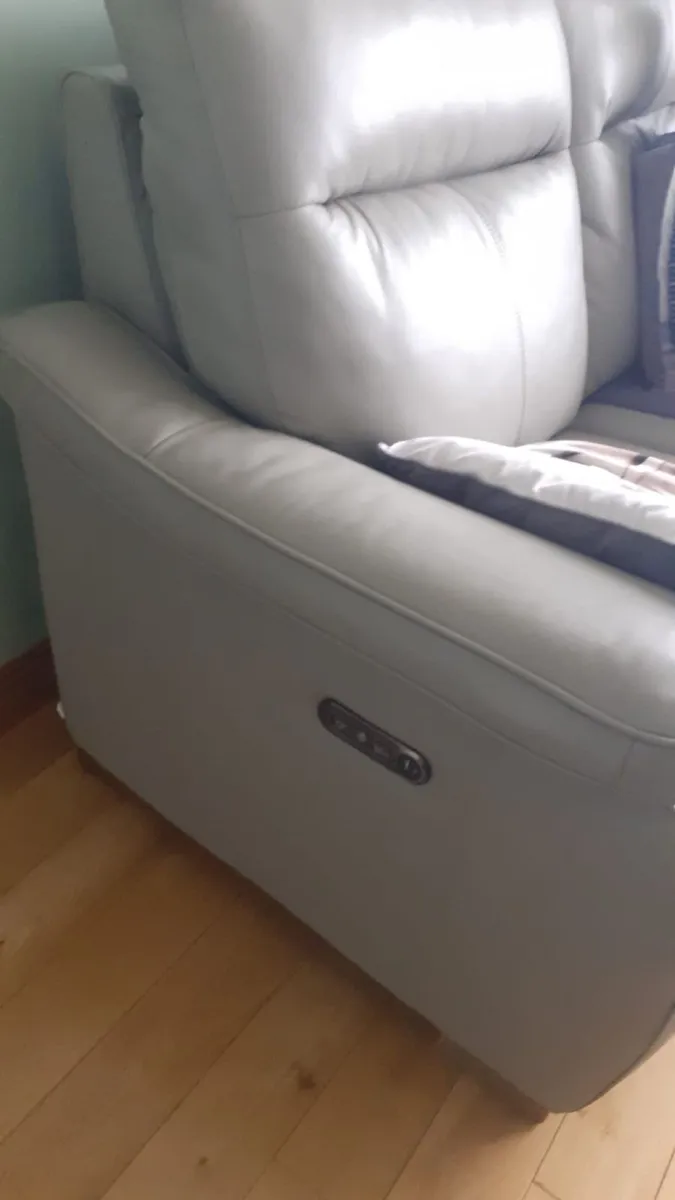 Leather Recliner Couch - Image 2