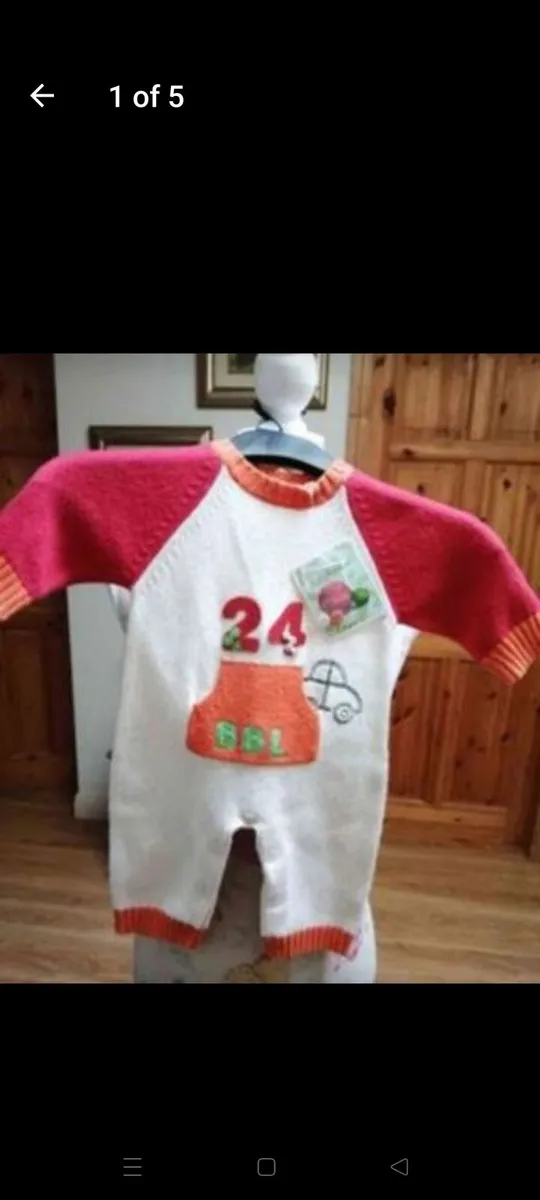 Boboli baby's playsuit. New with tags. Age. 6 mont - Image 1