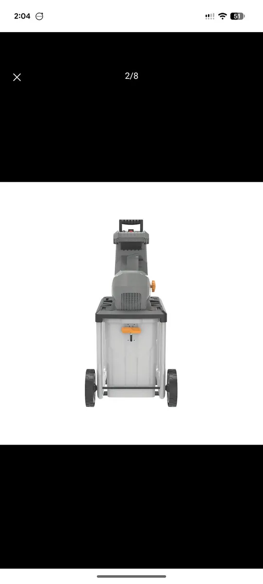 Garden shredder for sale -unwanted gift, used once - Image 2