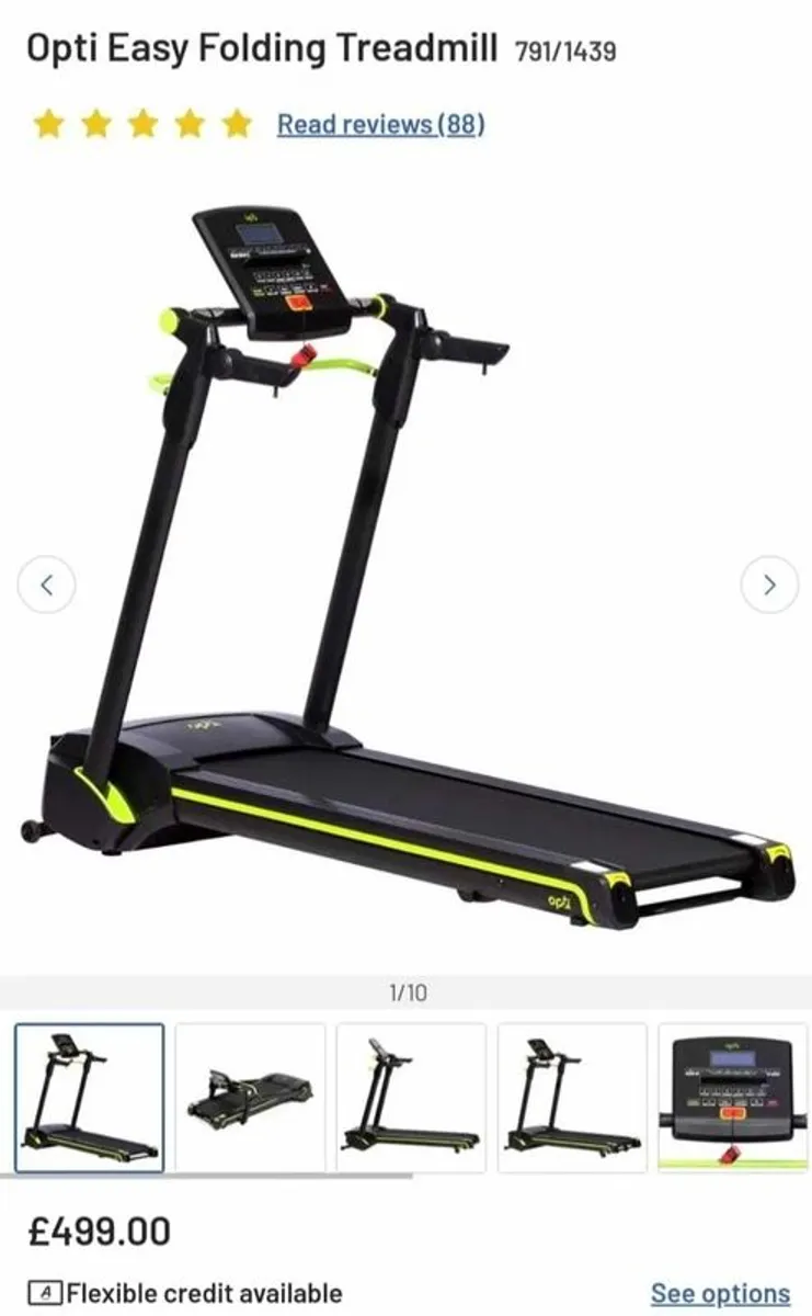 Opti Folding Treadmill - Image 4