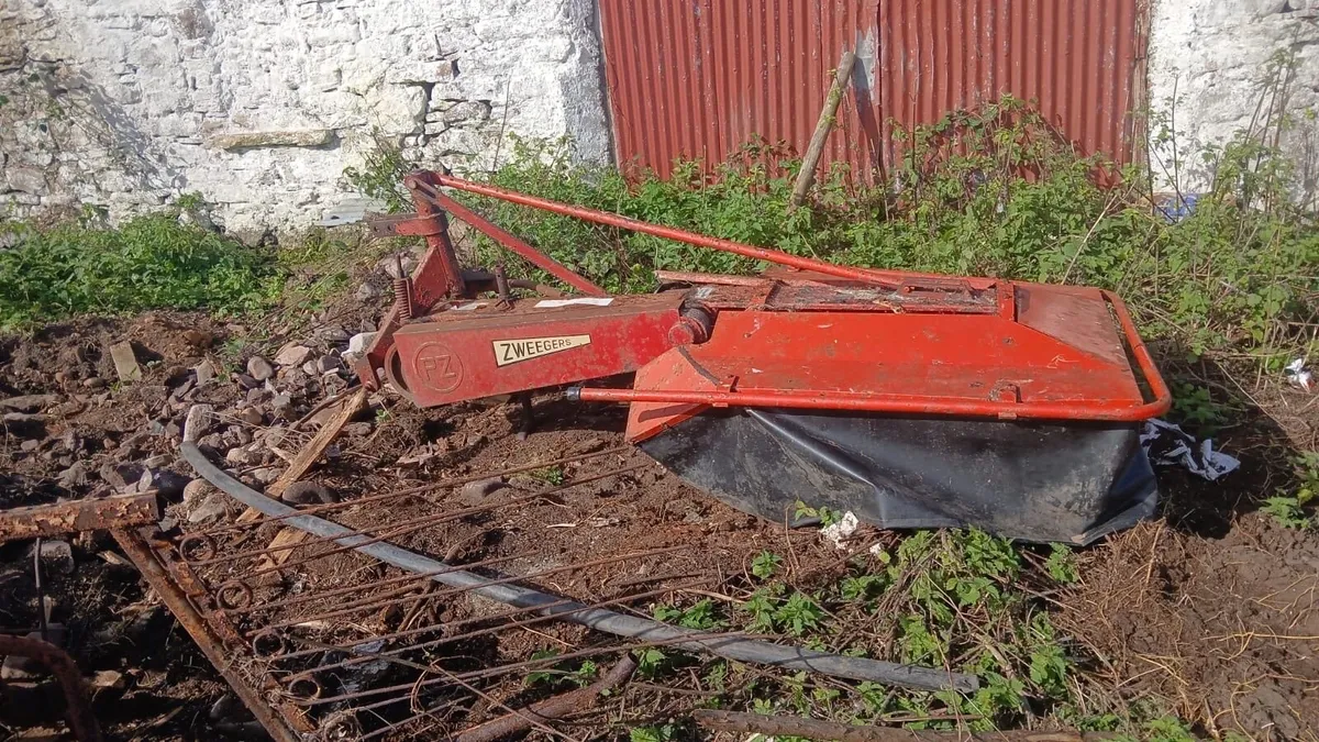 Rotary mower and plough - Image 1