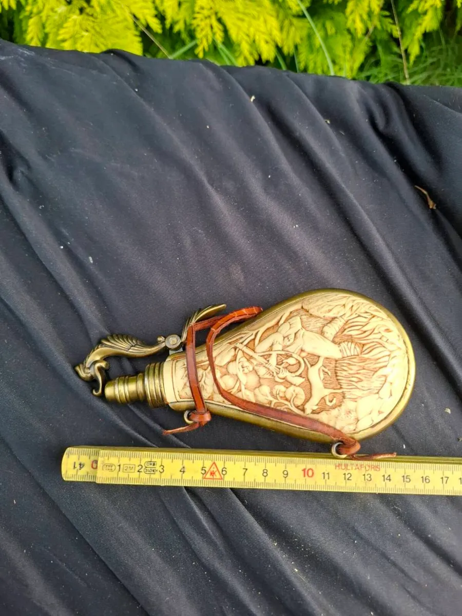 For decorative uses only powder flask - Image 1