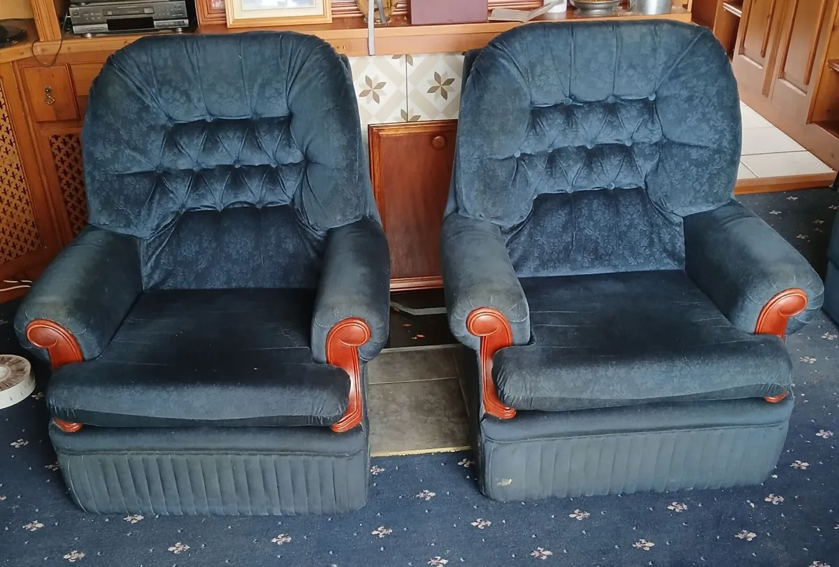 Sofa and Arm Chairs - Image 2