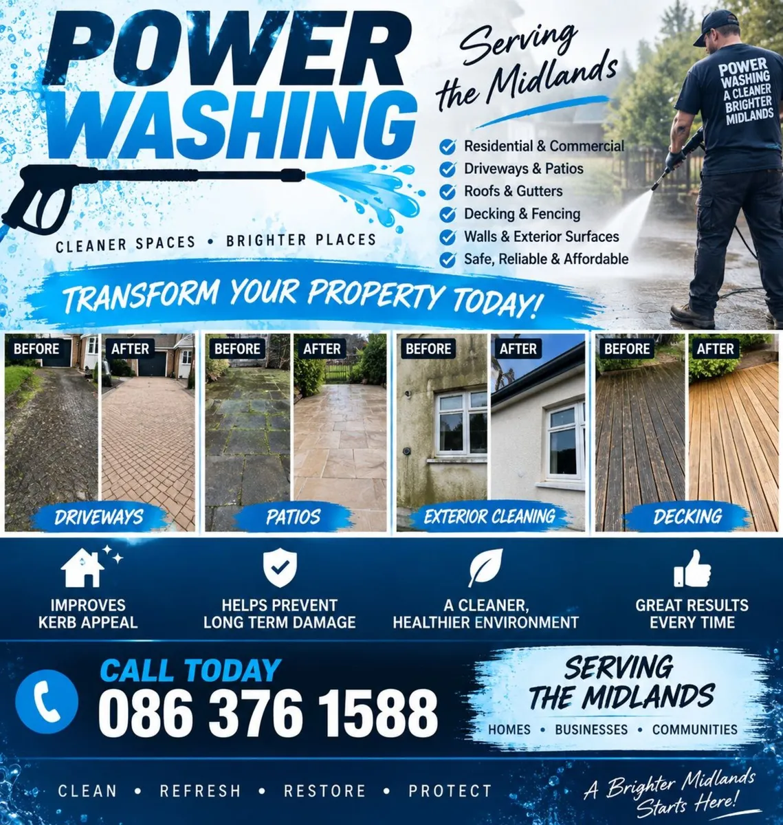 Power washing service