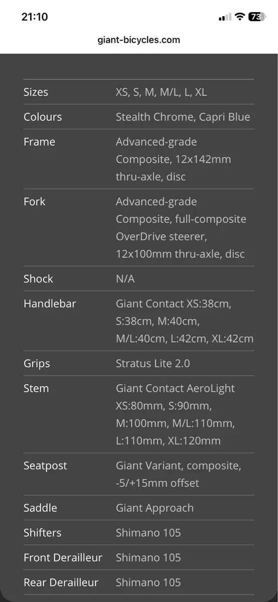 New Giant Tcr advanced 2, 2026  Medium / Large, - Image 4