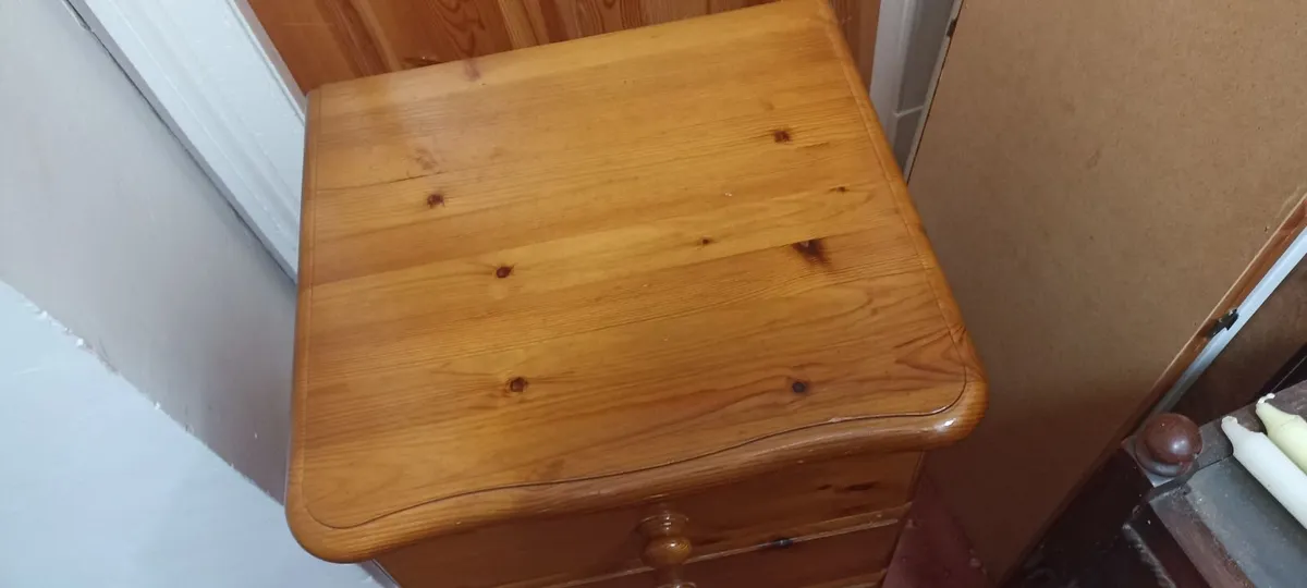 Solid Pine Bedside Cabinet - Image 4