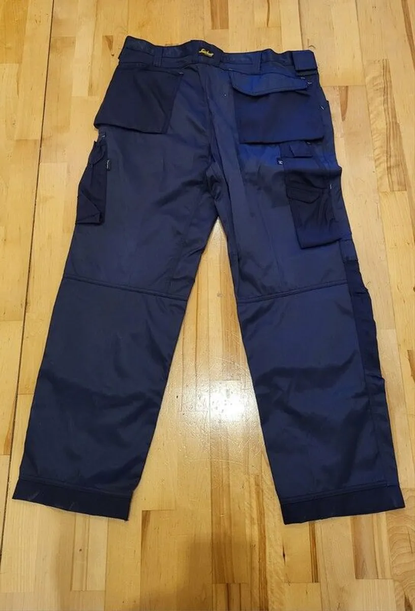 Snickers trousers, Navy, Style 3312 New - Image 1