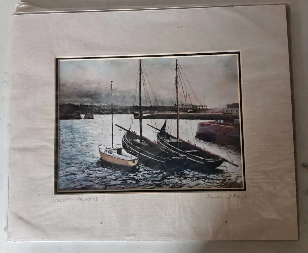 Diarmuid Boyd Galway Hooker And Aran Prints - Image 2