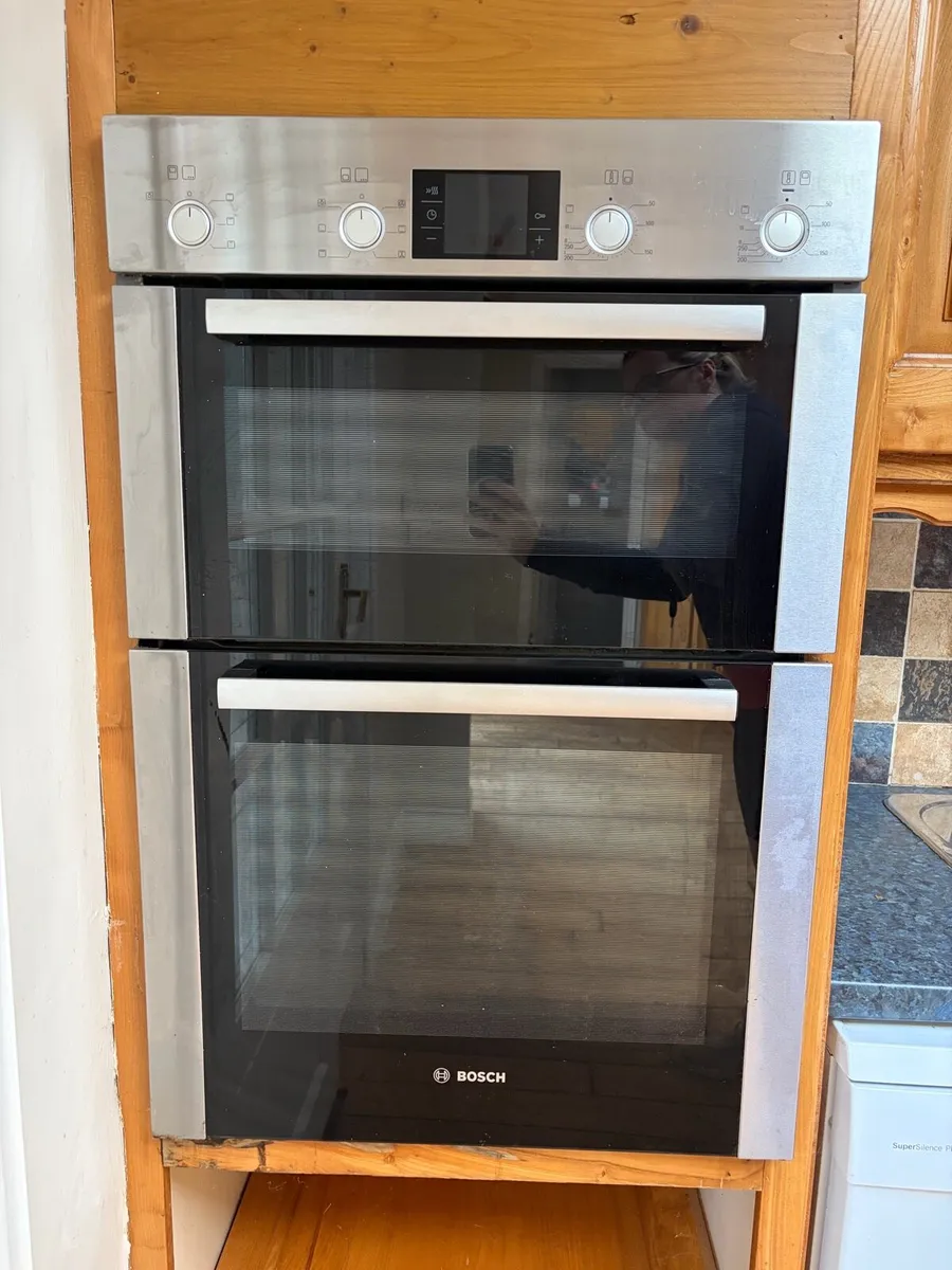 Bosch built-in double oven, stainless steel - Image 1