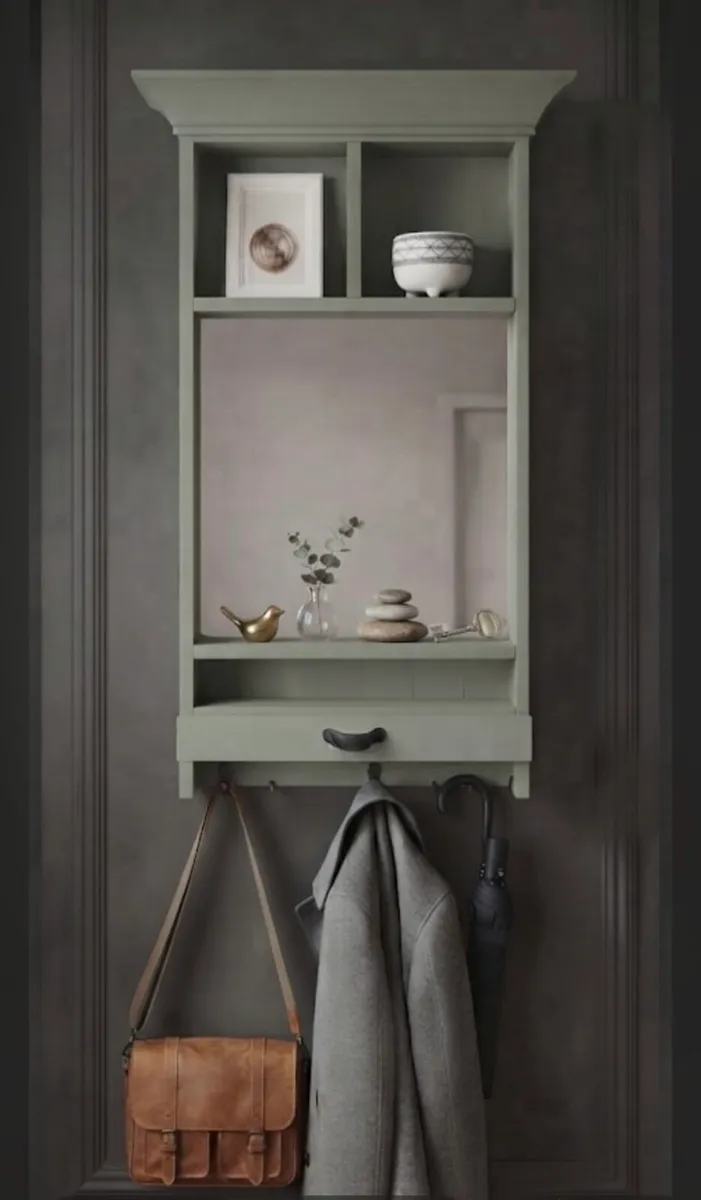 Wall Hung Display & Storage Mirror