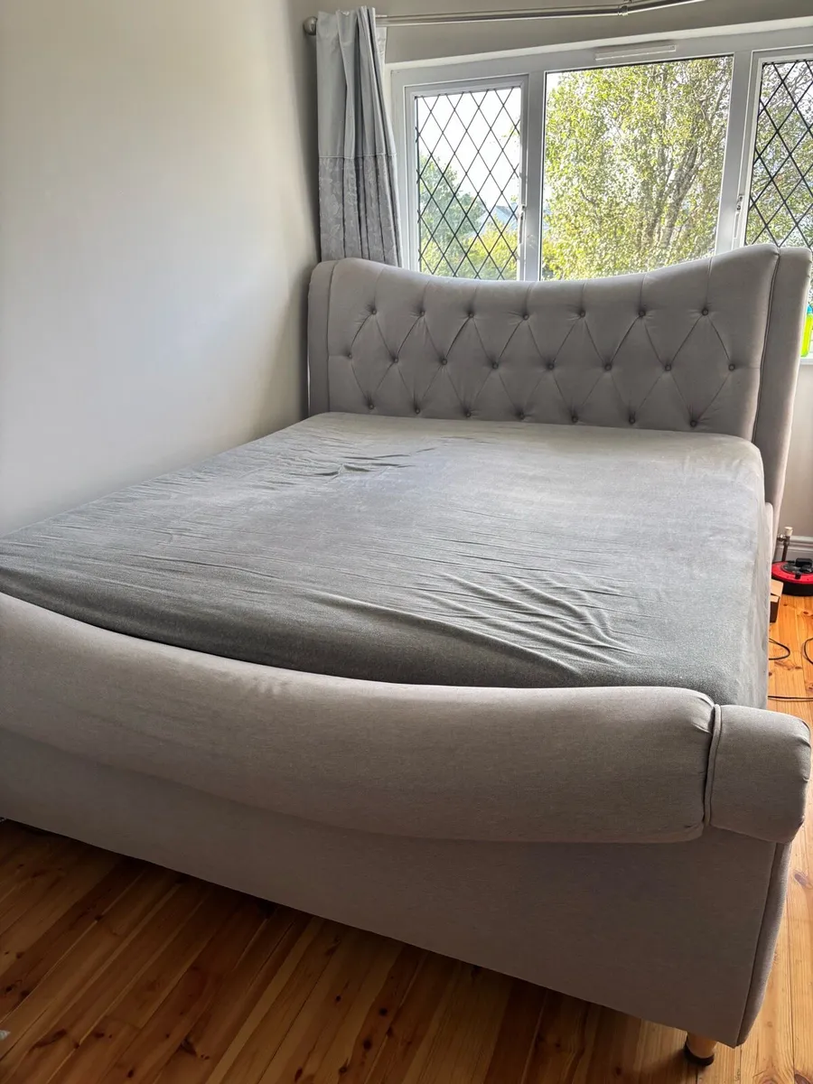Superking sleigh bedframe - Image 1