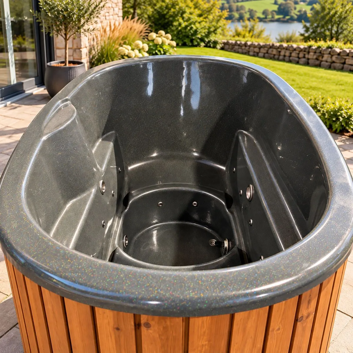 Duo Wood-Fired Hot Tub – Air Massage - Image 2