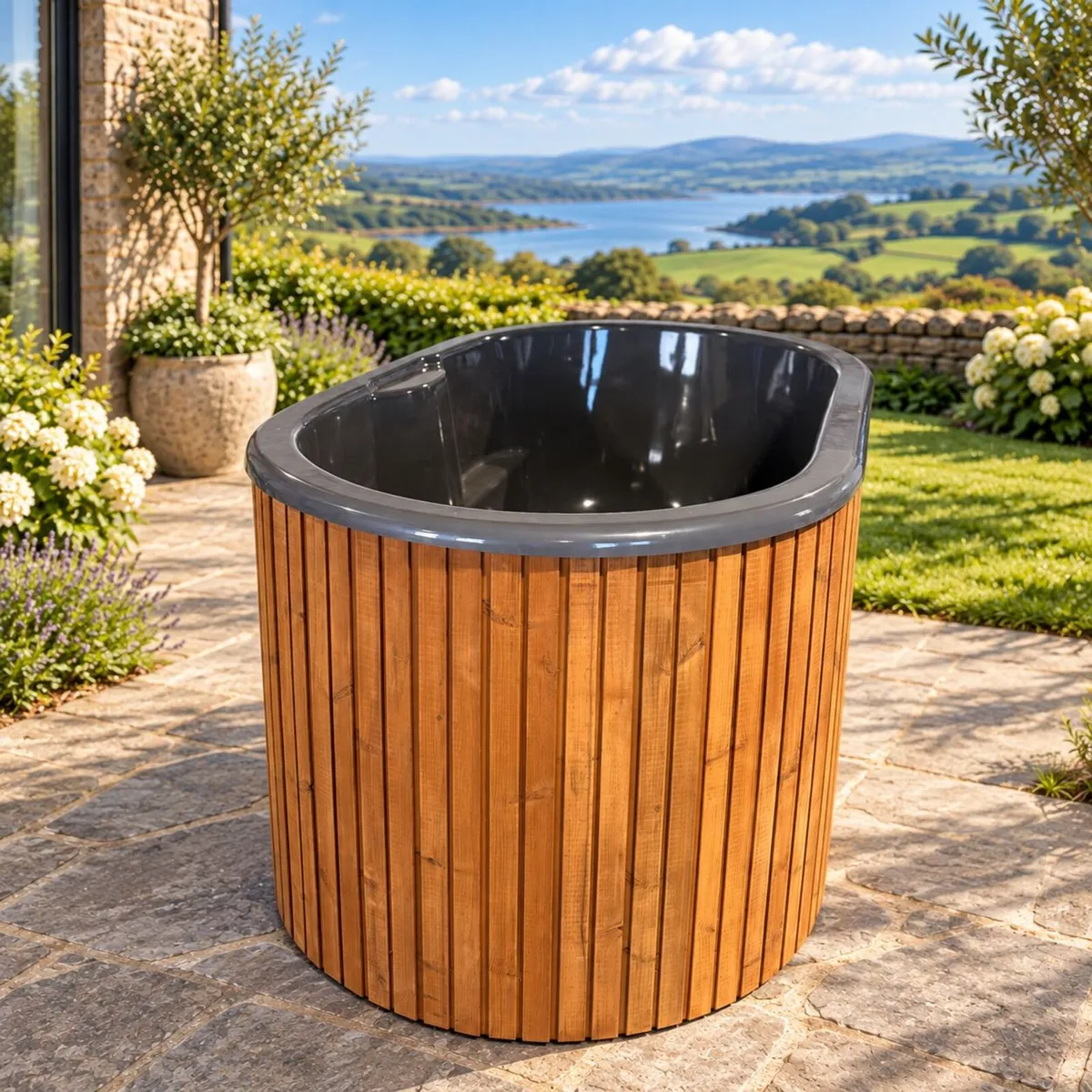 Duo Wood-Fired Hot Tub – Air Massage - Image 3