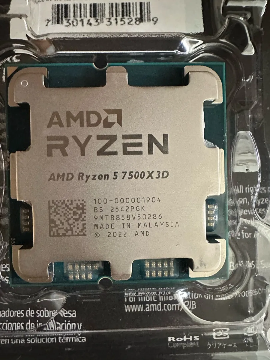 AMD Ryzen 5 7500X3D AM5 - Image 1