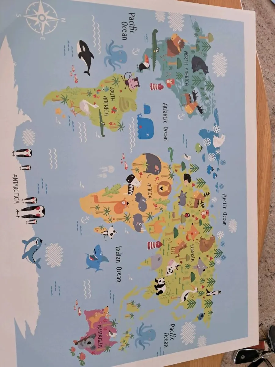 Kids map picture
