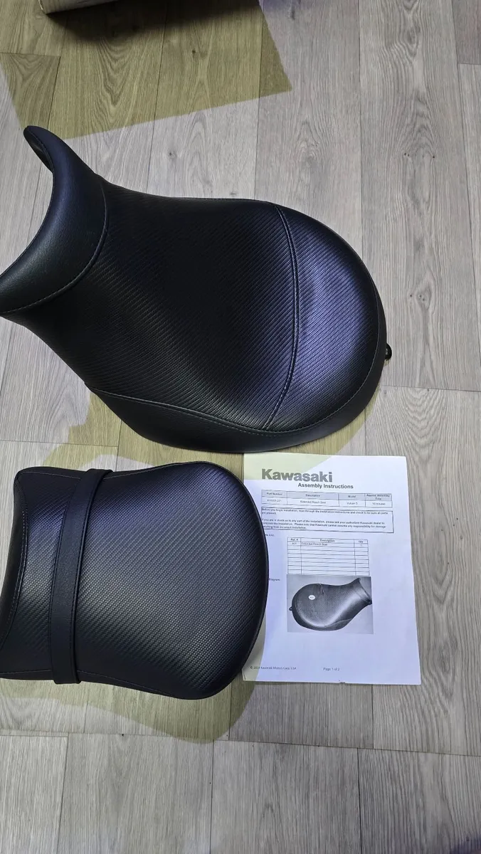 Kawasaki - Vulcan S - Extended Reach gel seat fron - Image 1