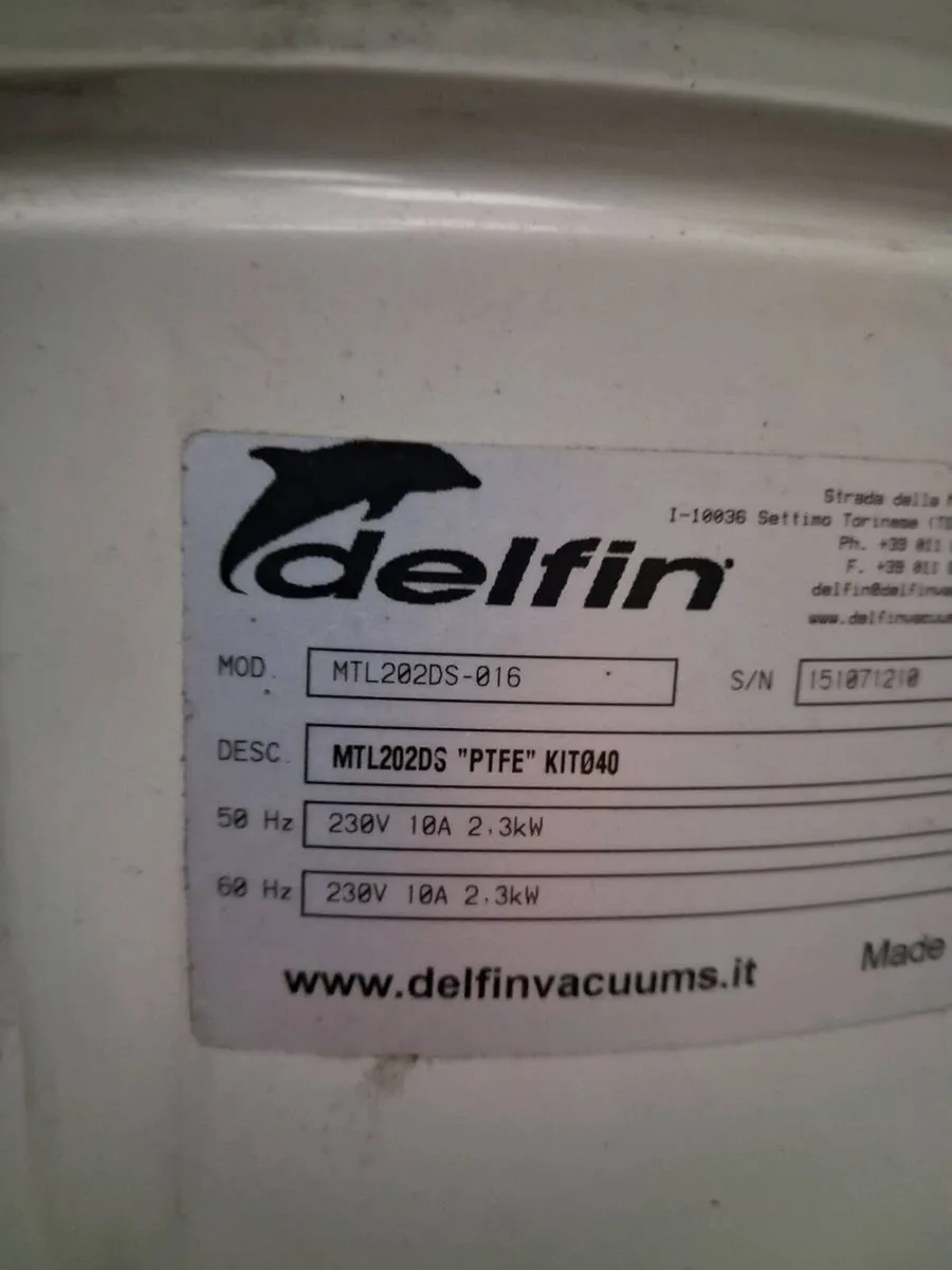 Delfin industrial vacuum - Image 2