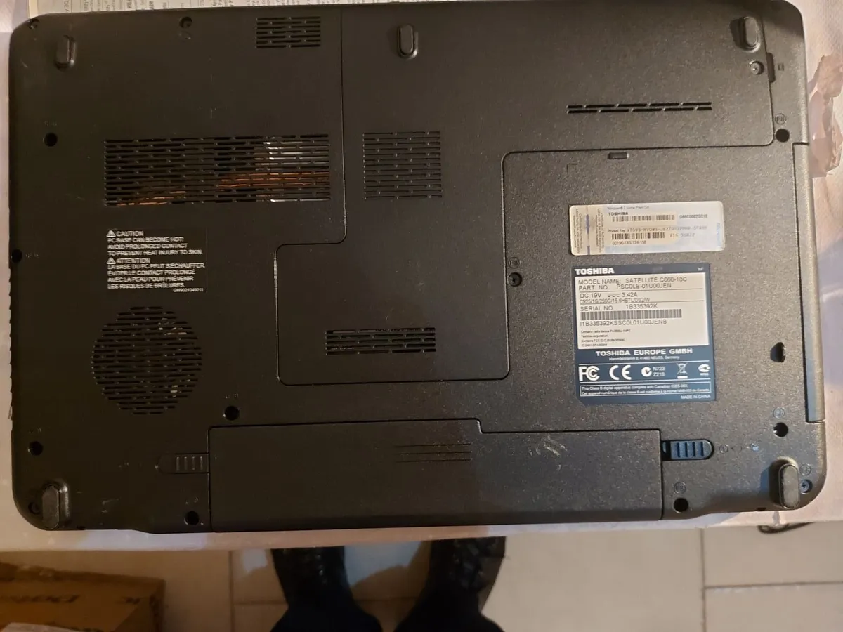 Toshiba Satellite C660-18C Laptop, 4GB Ram, 255GB - Image 4