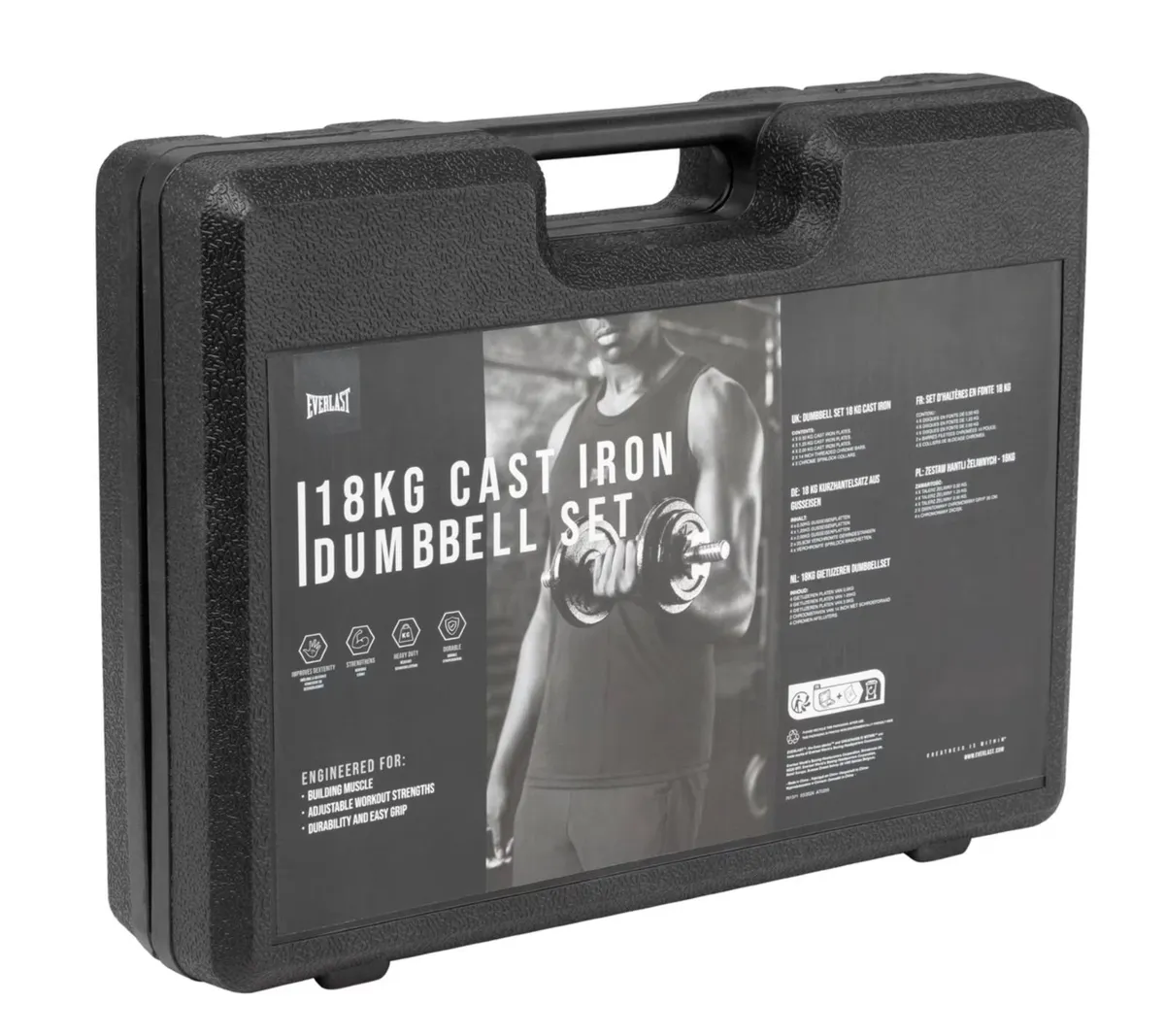 Everlast 18KG Dumbbell Set: Build Muscle from Home - Image 3