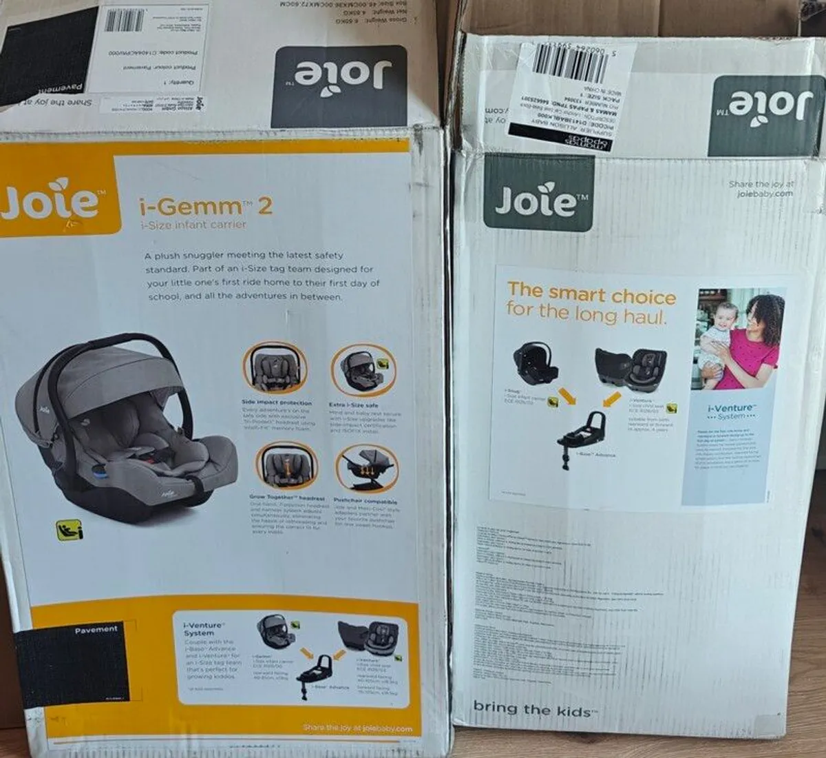 NEW & UNUSED Joie i-Gemm 2 i-Size + i-Base Advance ISOFIX Car Seat - Image 2