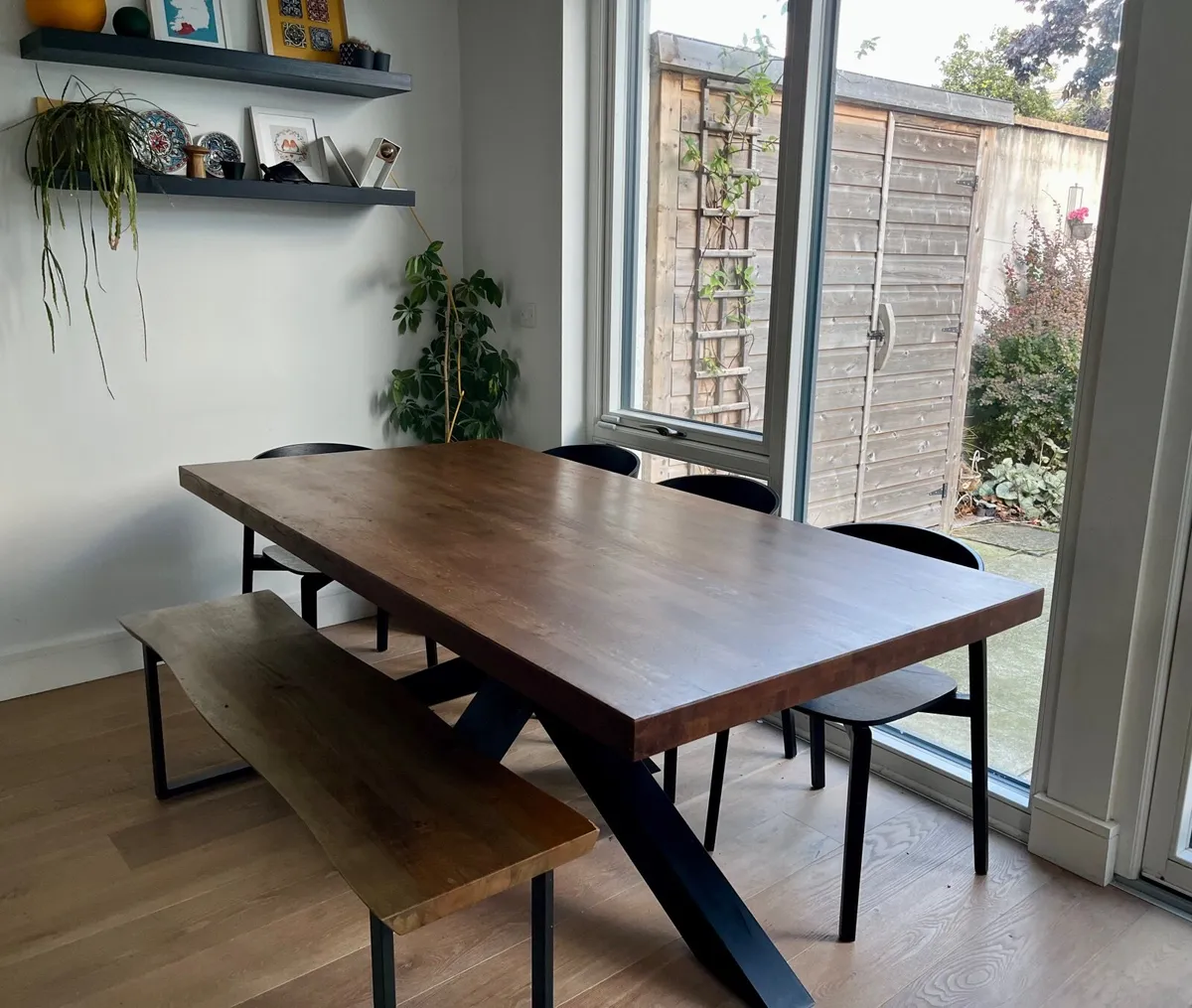 Dining table and seating - Image 1